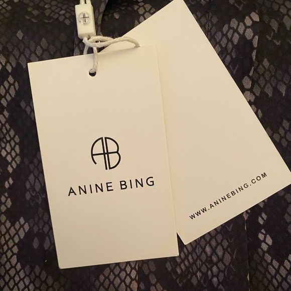 Brand new Anine Bing silk snake print blouse - size XS - Picture 6 of 16